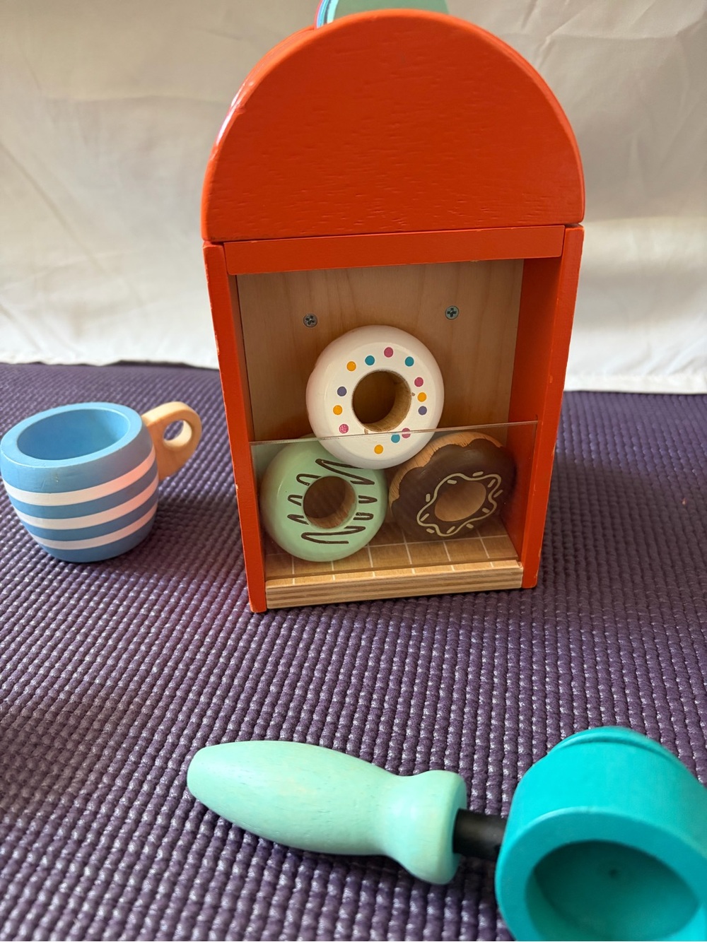 ☕️EUC Toy cappuccino machine - Tender Leaf Toys - wood toy Montessori style play - Picture 5 of 6